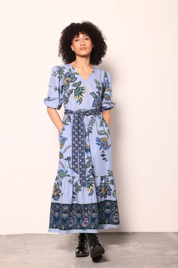PERIWINKLE MOSAIC MOLLY DRESS