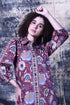 BROWN FLORALS AVA DRESS