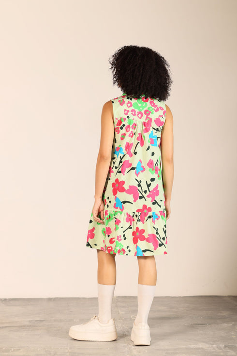 PINK TROPICS LUNA DRESS