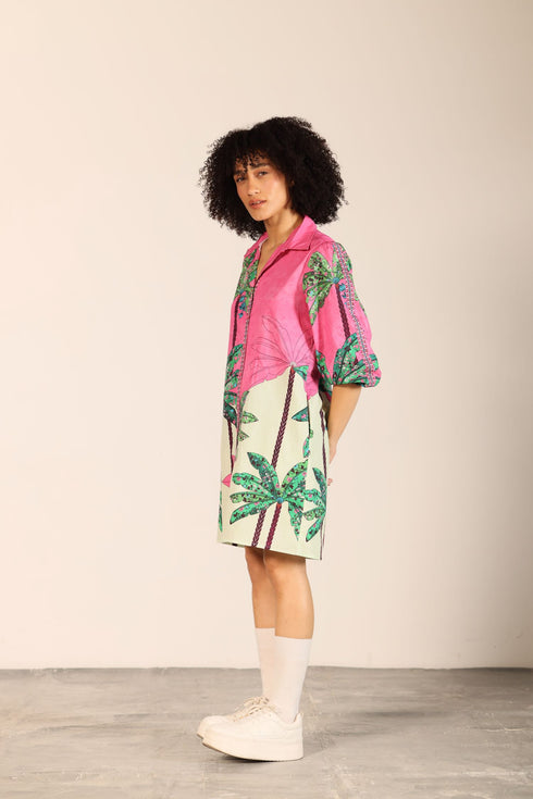 PINK TROPICS AVA DRESS