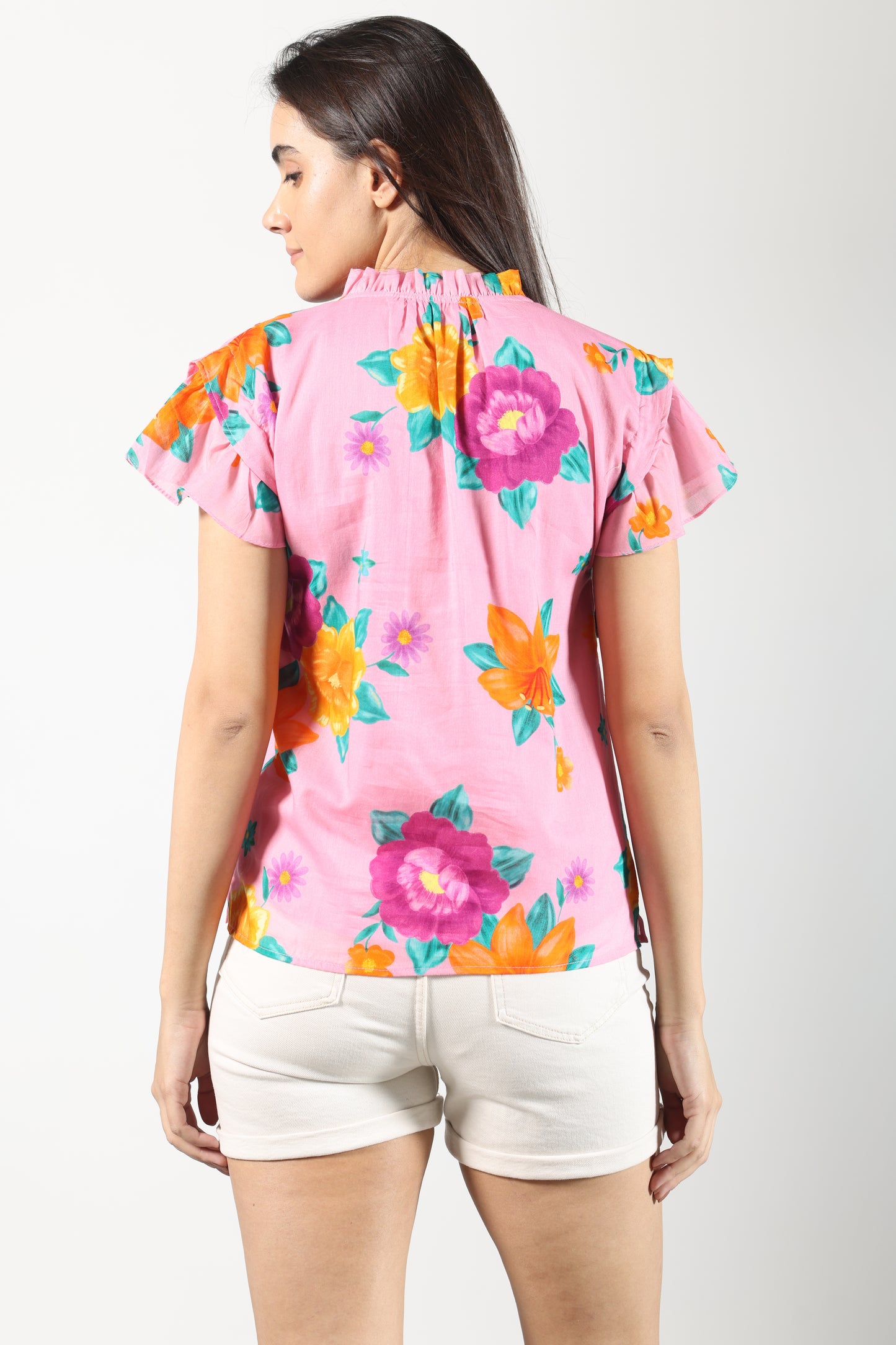 LILAC BLOOM IRIS TOP