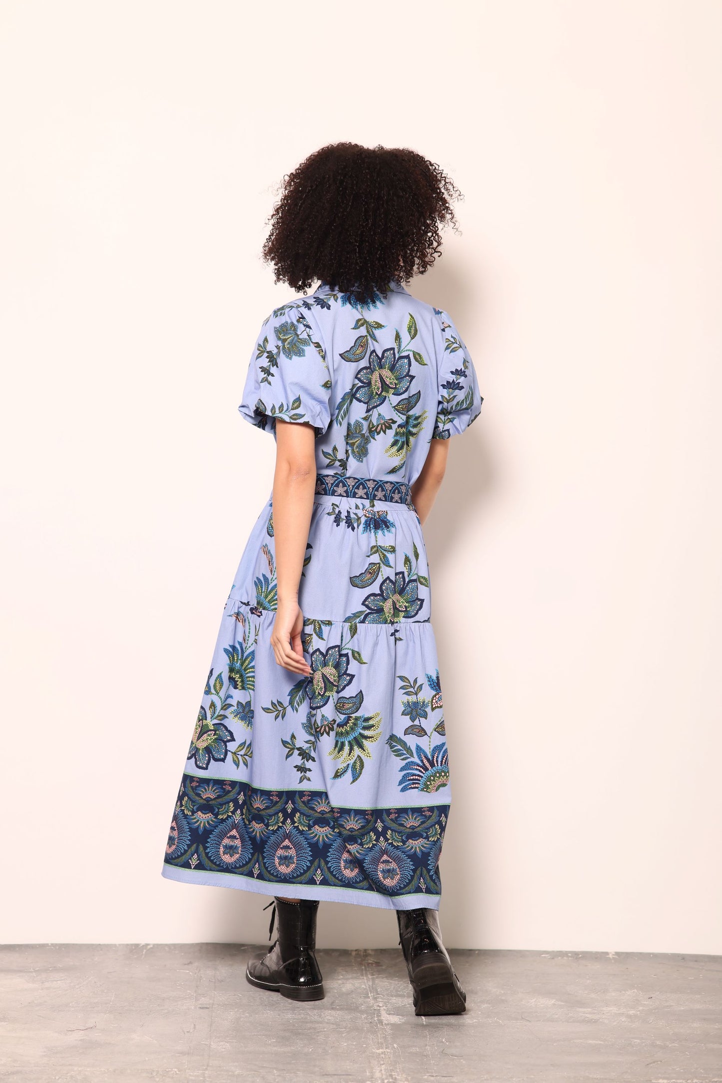 PERIWINKLE MOSAIC DELLA DRESS