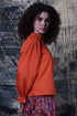 BURNT ORANGE RORY TOP