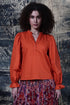 BURNT ORANGE RORY TOP