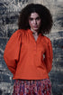 BURNT ORANGE RORY TOP