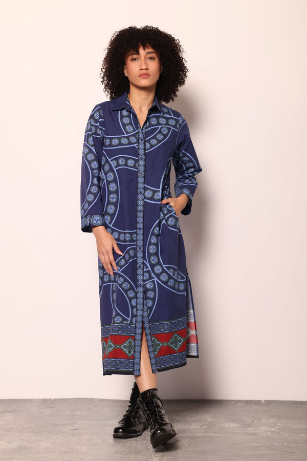 VINTAGE CIRCLES ELIZA DRESS