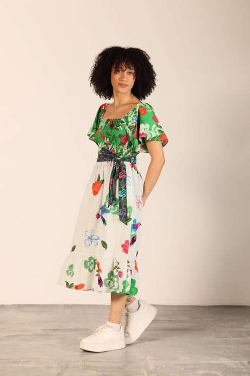 FOREST FLUTTER VIVA DRESS