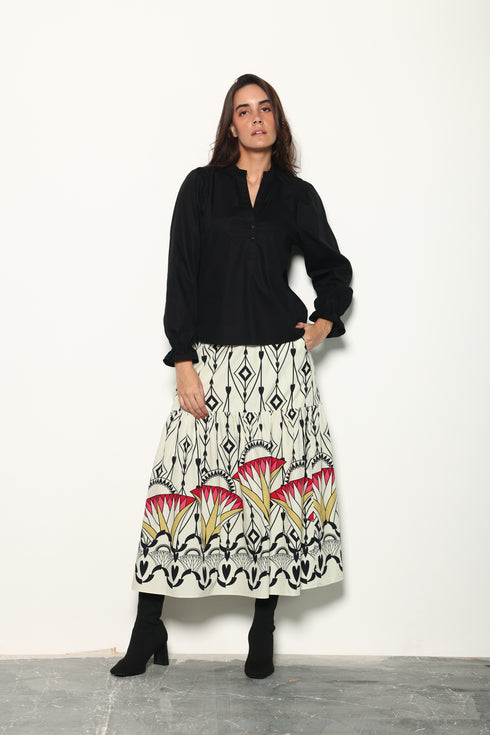 ARROW MOTIFS ADA SKIRT