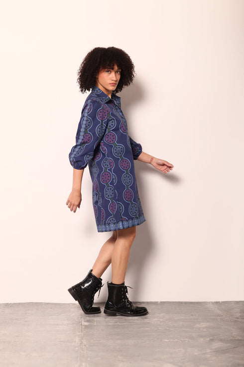 VINTAGE CIRCLES AVA DRESS