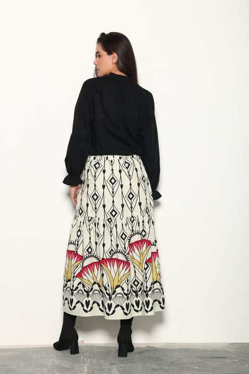 ARROW MOTIFS ADA SKIRT