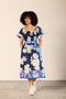INK FLORALS VIVA DRESS