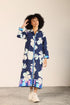 INK FLORALS ELIZA DRESS