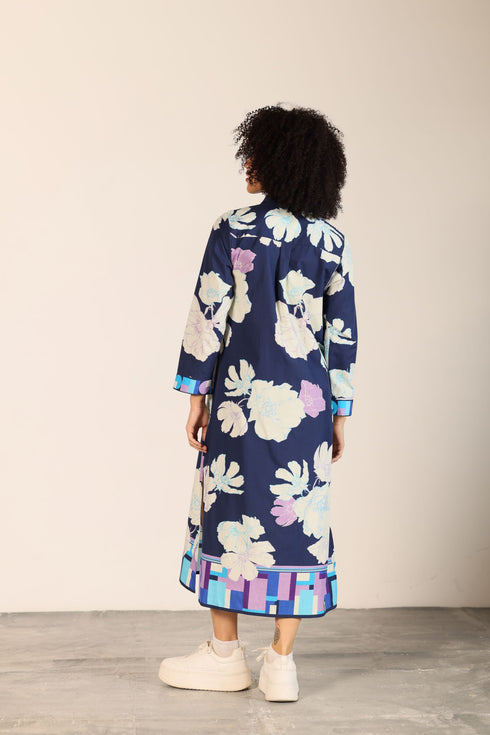 INK FLORALS ELIZA DRESS