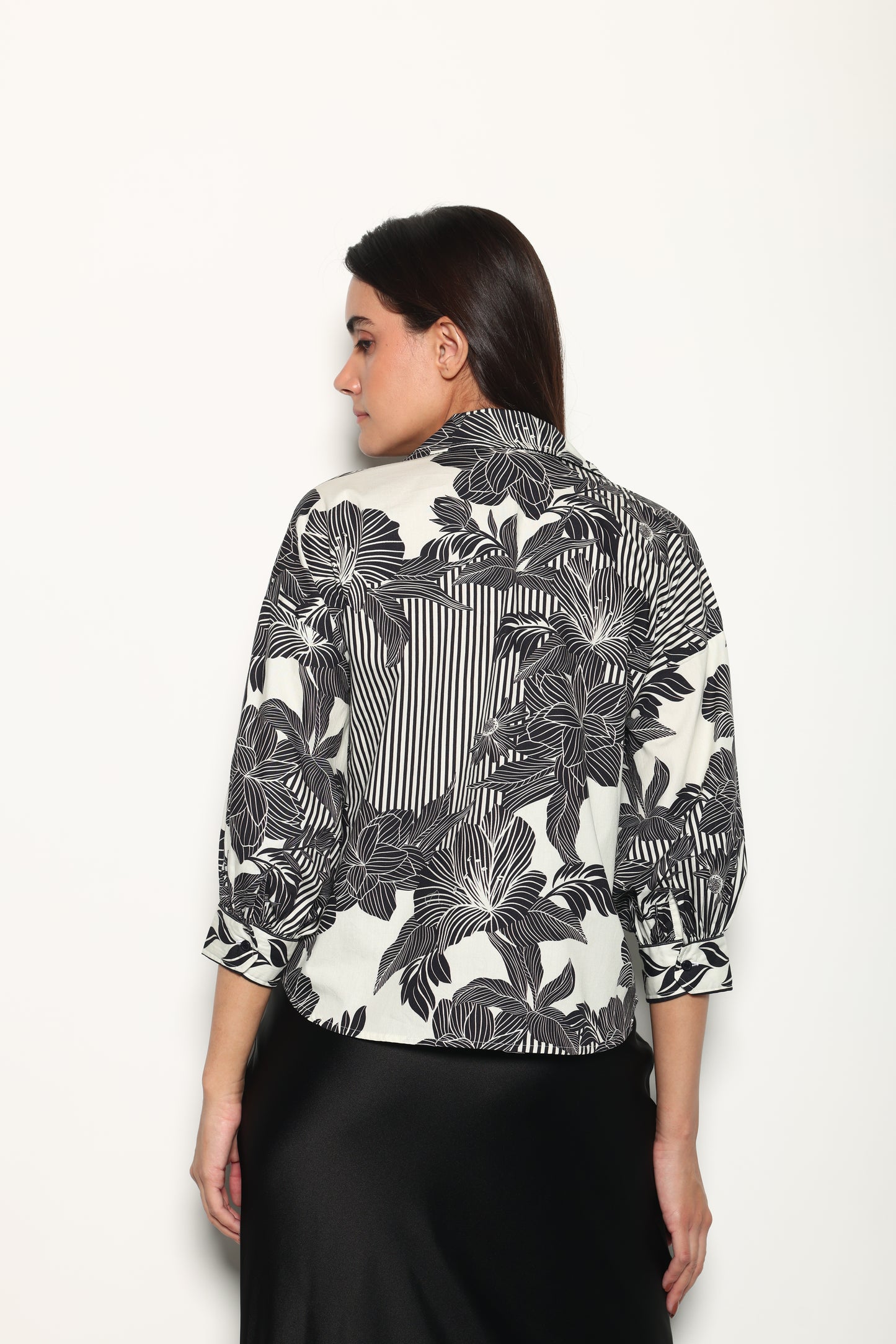 NOIR FLORALS ELSA TOP