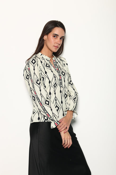 ARROW MOTIFS ASHLEY TOP