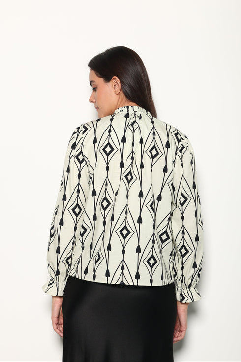 ARROW MOTIFS ASHLEY TOP