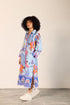 AZURE SAFARI ELIZA DRESS
