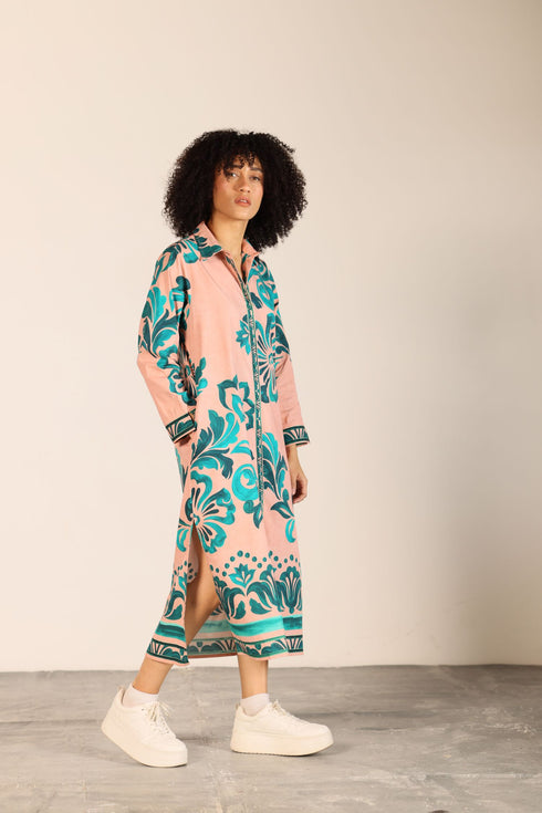 EMERALD BLUSH ELIZA DRESS