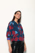 INDIGO FEATHERS ELSA TOP