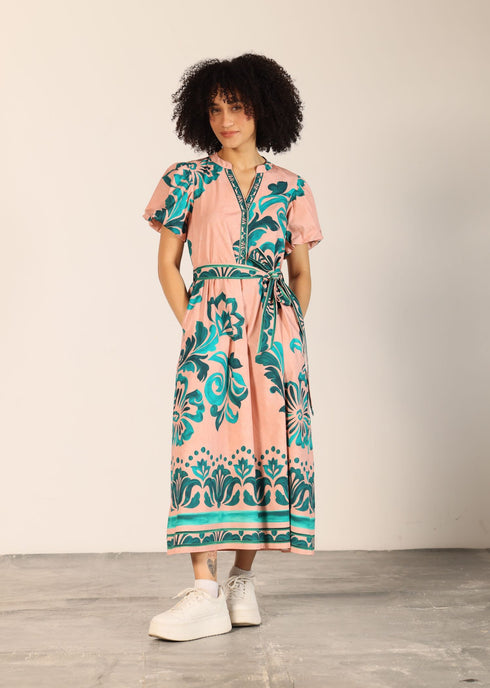 EMERALD BLUSH NOVA DRESS