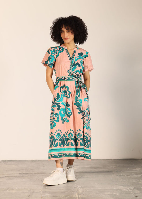 EMERALD BLUSH NOVA DRESS