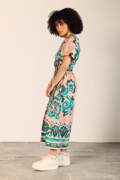 EMERALD BLUSH NOVA DRESS