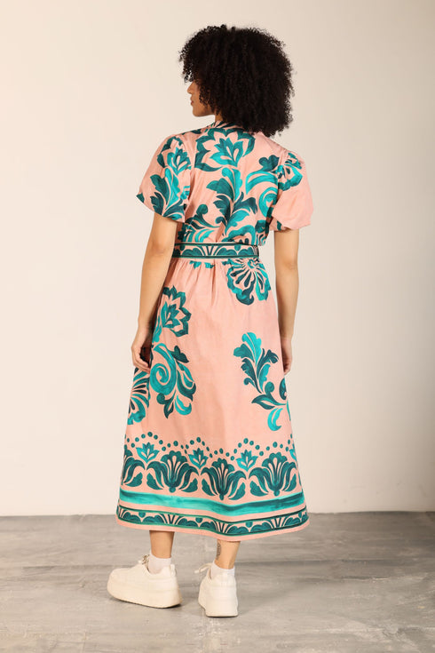 EMERALD BLUSH NOVA DRESS