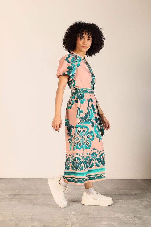 EMERALD BLUSH NOVA DRESS