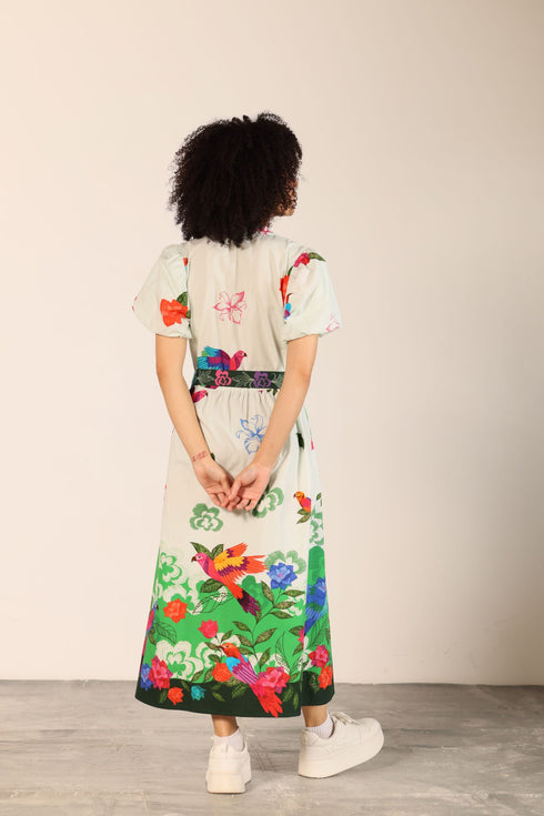 FOREST FLUTTER NOVA DRESS