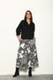 NOIR FLORALS ADA SKIRT