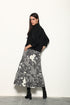 NOIR FLORALS ADA SKIRT
