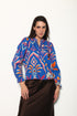 COBALT IKAT ASHLEY TOP