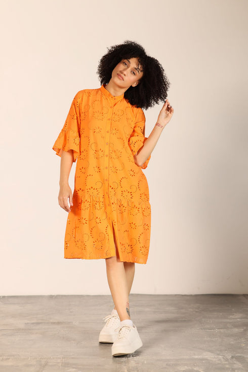TANGERINE ZURI DRESS