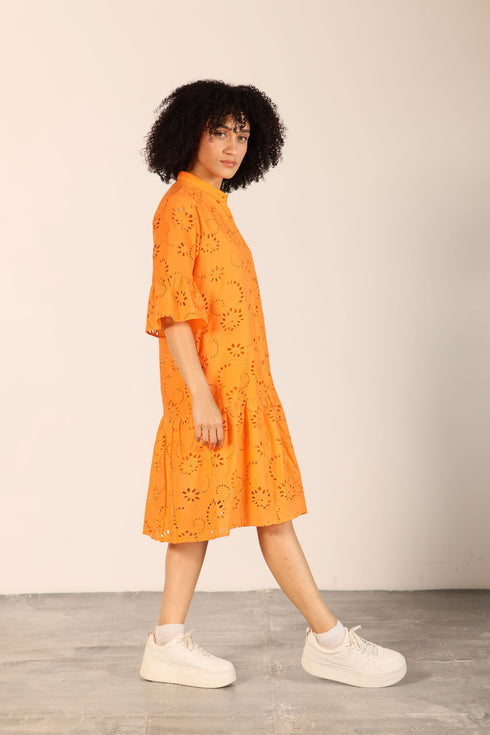 TANGERINE ZURI DRESS
