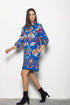 COBALT IKAT AVA DRESS