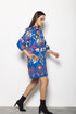 COBALT IKAT AVA DRESS
