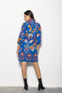 COBALT IKAT AVA DRESS