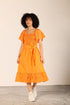 TANGERINE KYLIE DRESS