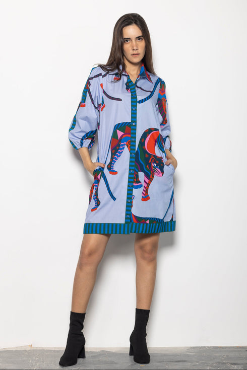 CHEETAH MIRAGE AVA DRESS