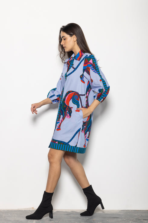 CHEETAH MIRAGE AVA DRESS