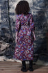 BROWN FLORALS REMI DRESS