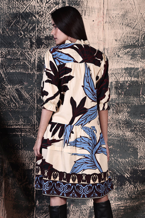 MAJESTIC LEAVES SASHA DRESS