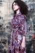 BROWN FLORALS REMI DRESS