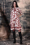 RUST FOLIAGE SASHA DRESS