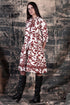 RUST FOLIAGE SASHA DRESS