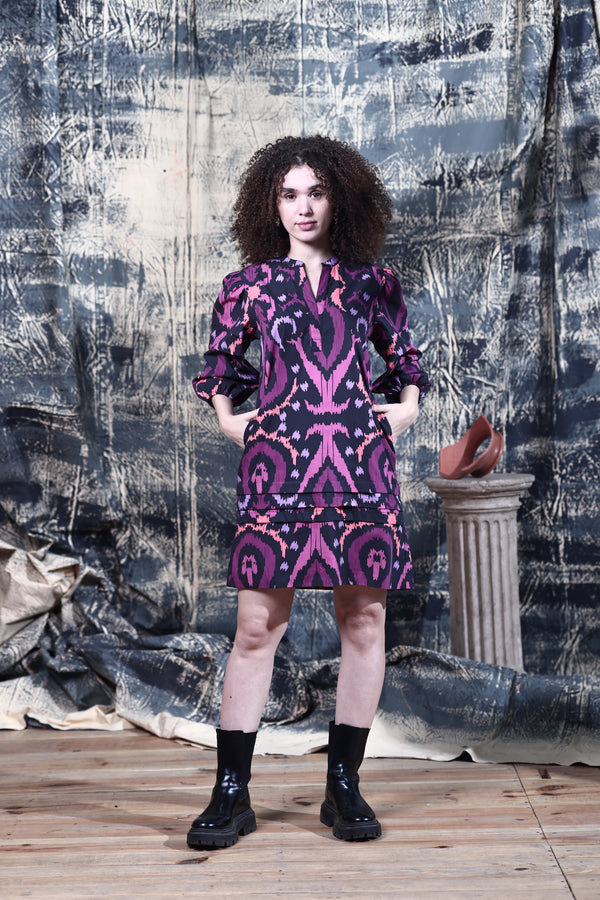 ARABIAN IKAT FREYA DRESS