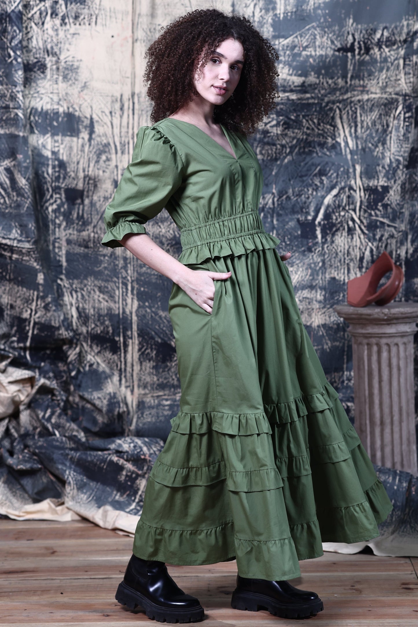 OLIVE KARINA DRESS