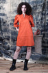 BURNT ORANGE THEA DRESS