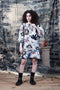 OUTLINE FLORALS FREYA DRESS