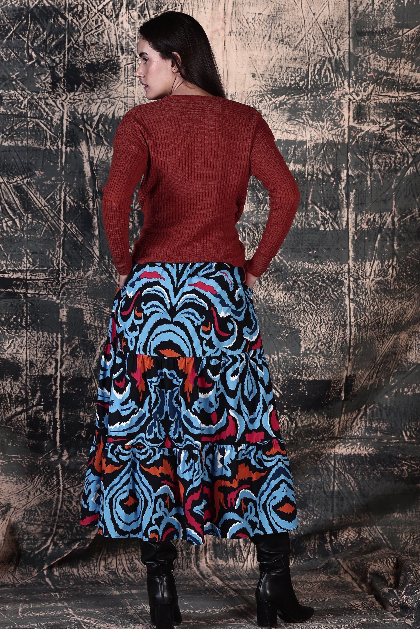 IKAT DAMASK ADA SKIRT